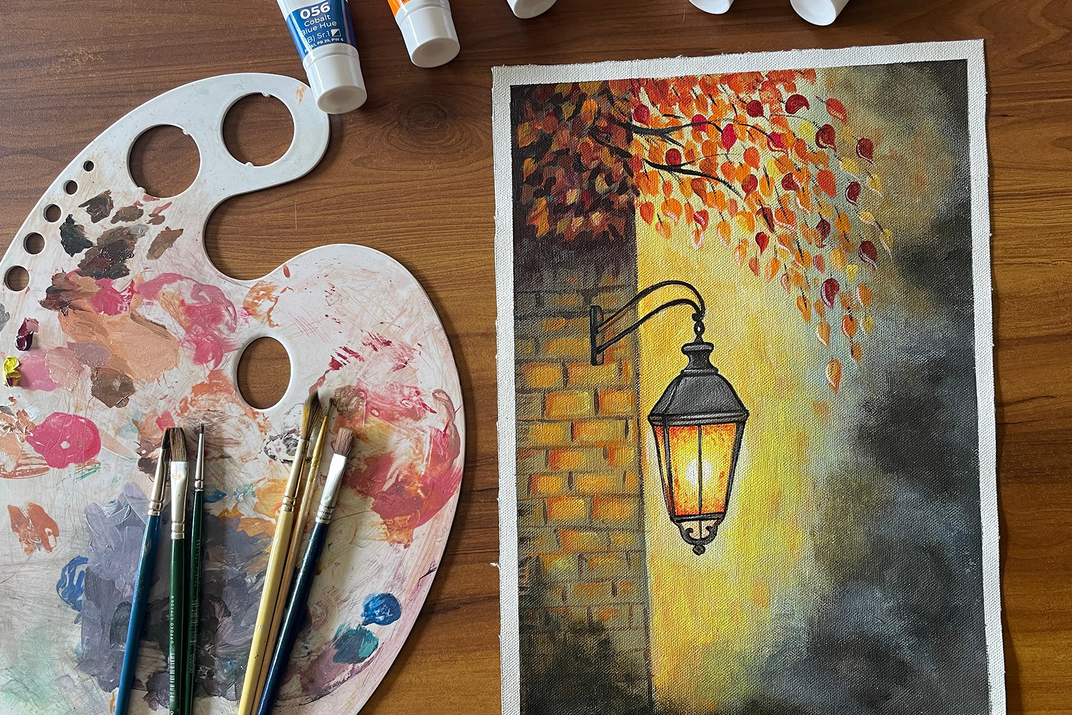 Acrylic & Texture Art Program - Advanced (Intermediate)